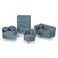 Hot Selling Small Sofa Shape Flannel Jewelry Storage Box with Makeup Mirror for Jewelry Display and Packaging