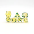 Custom Scale 6-Sided Resin D&D Bulk-Items Yellow Dice for DND Games
