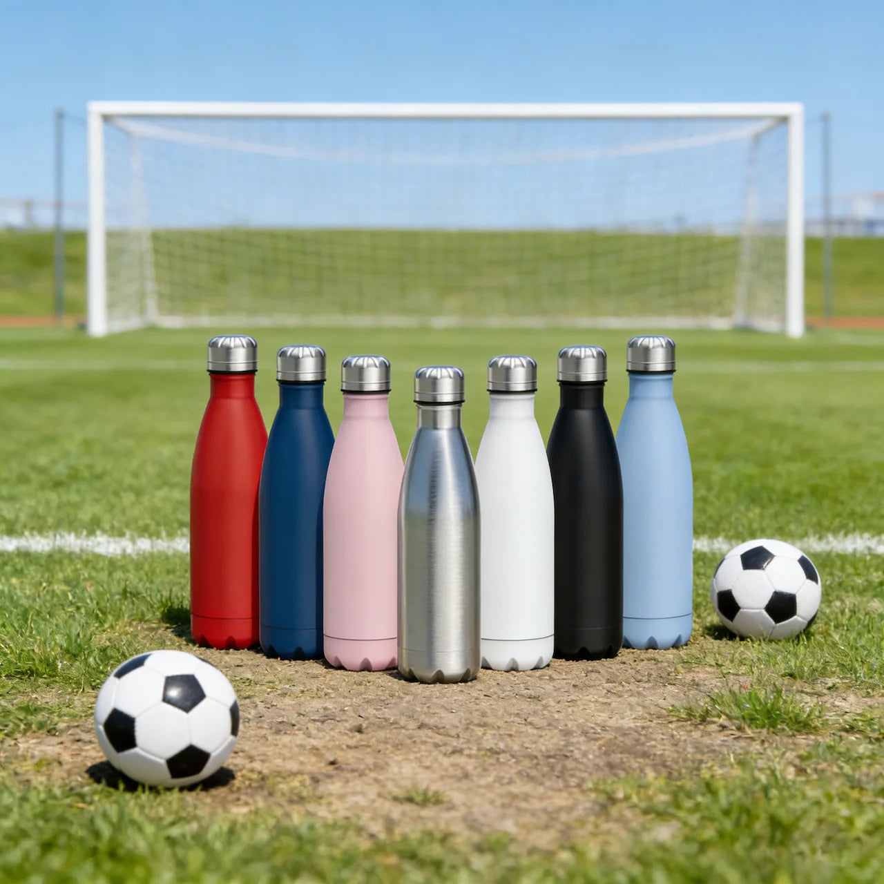 17oz Stainless Steel Sports Water Bottle Double Wall Insulated Gym Water Bottle Hot Thermal Performance Logo for Sports Drinking