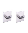 Prodigy HT100P Heavy-Duty Adhesive Stainless Steel Hook Self-Adhesive Square Metal Hook for Home & Bathroom Use for Kitchen