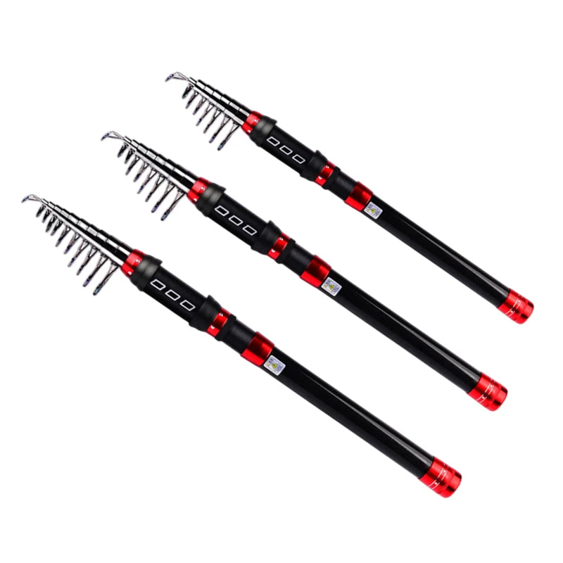 SNEDA Carbon Fiber Sea Rod 1.8m-3.6m 130g-320g Guide Number 9+1 Telescopic Fishing Rod