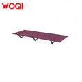 WOQI Portable Large Camping Cot With Reinforced Side Pockets New Outdoor Sleeping Gear for Fishing and Camping