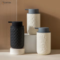 Multicolor Simplicity Ceramic Bubbler Bottle Liquor Dispenser Liquid Soap Lotion Pump Bottle
