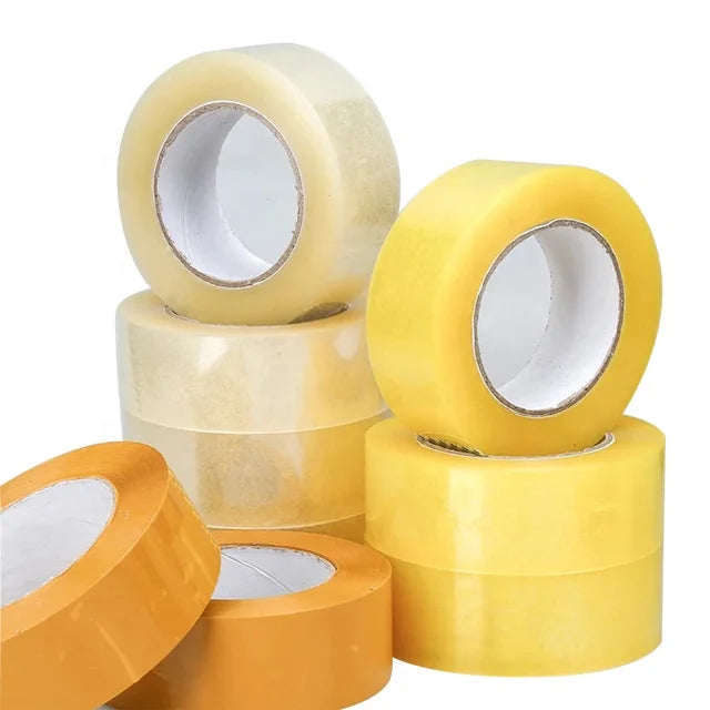 Super Clear Transparent Acrylic Single Sided 66m Waterproof Bopp Packing Self Adhesive Cello Tape for Carton Sealing
