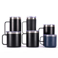 Multi Metal Beer Cup with Lid Double Wall Vaccuum Insulated Stainless Steel Car Mug
