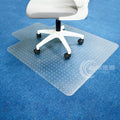 36" X 48" Floor Protector PVC Transparent Collection Chair Floor Mat With Lip for Carpet