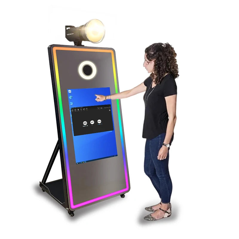 Newly Product Smart Multi Media Mirror Photo Booth Master'S World-Leading Selfie Mirror Photo Booth Kiosk