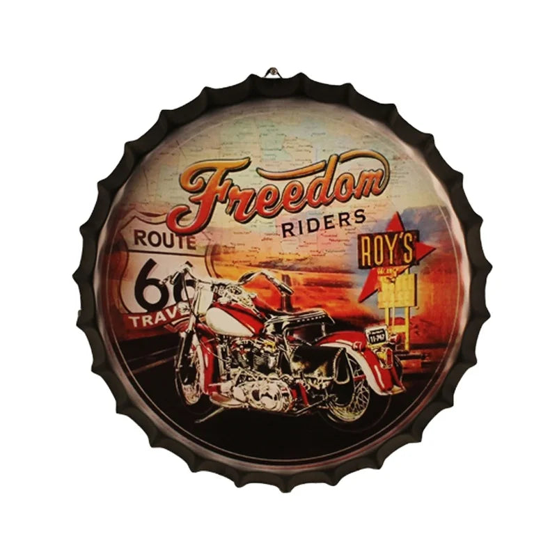 Custom Metal Carfts Tin Signs Vintage Retro Route 66 Plaques Cars Garage Old Poster