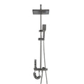 JOUYI Bathroom Shower Set Thermostatic Smart Piano Key Shower System Pressurized Shower Set for Bathroom and Toilet