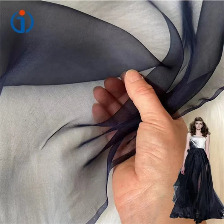 Premium Shiny Luster Silk Organza Fabric 140cm Wide Multiple Colors Evening Dress Material