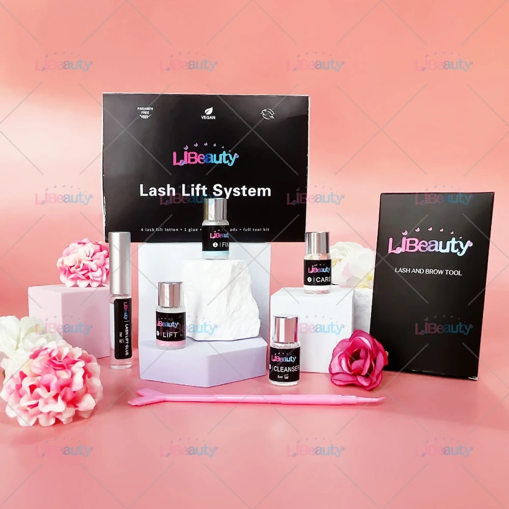 LiBeauty Lash Lift and Brow Lamination Kit  Eyelash Perm Kit Private Label Lash Lift Kit Professional Keratin Lash Lift Kit