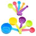 10-Piece Eco-Friendly Kitchen Colorful Baking Tool Set 5g Measuring Spoons Combination for Home Kitchen Use & Mixing