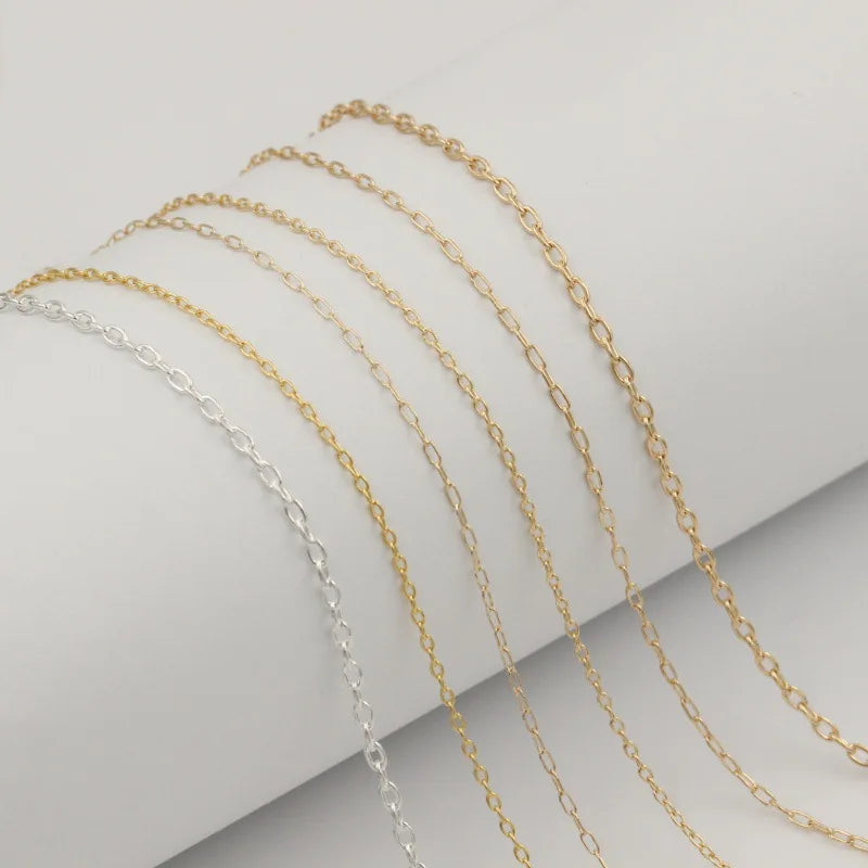 GC048 14K Gold Filled Chain Bulk for Necklace Bracelet Jewelry Making