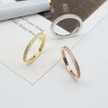 Custom 925 Sterling Silver Jewelry  Eternal Ring  Brilliant Full CZ Stone Eternity Women Ring