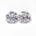 Wuzhou Wholesale Synthetic Stone Round Brilliant Cut White Moissanite Certified Loose Gemstone