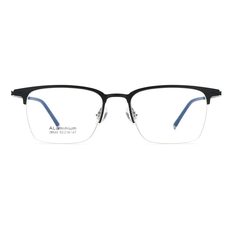 New Unisex High End Customized Logo Wholesale UV400 Polarized Anti Blue Light Aluminum Magnesium Alloy Optical Eyeglasses Frames