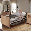 Wooden Hospital Bed for Home 390KG Senior Electric Patient IEC60601 Home Care Bed for Elderly Obesity Medical Nursing Home Bed