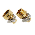 5/8 Barb X 3/4 GHT Thread Aluminum Water Hose Pipe Repair Kit Female and Male Hose Connectors