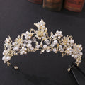 Miallo Baroque Black Rhinestone Bridal Hairband Crown and Tiara for Women Headdress Prom Birthday Party Crown