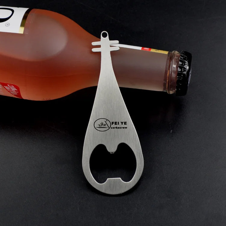 Non Deformable Fashion Design Metal Beer Bottle Opening Tool Key Bottle Opener Customized Portable Keychain Bottle Opener
