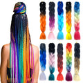 Fujia Wholesale Price Many Colors 24inch Synthetic Extention Jumbo Hair Braid Synthetic Braiding Hair