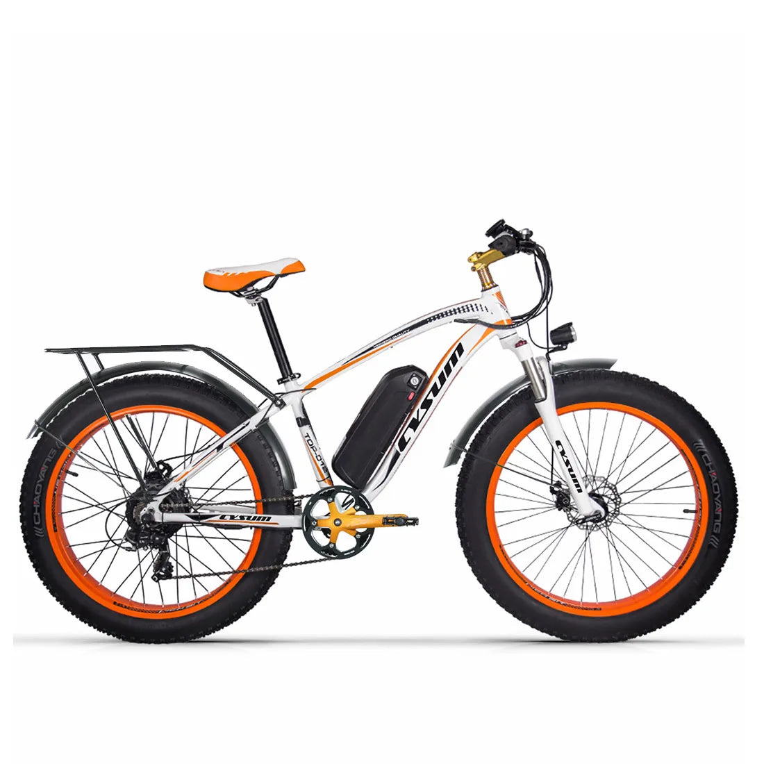 For CYSUM Pather TOP-022 K800 48v 17Ah Lithium Big Battery 1000w Fat Tire Bicicletta Elettrica with Aluminum Alloy Frame