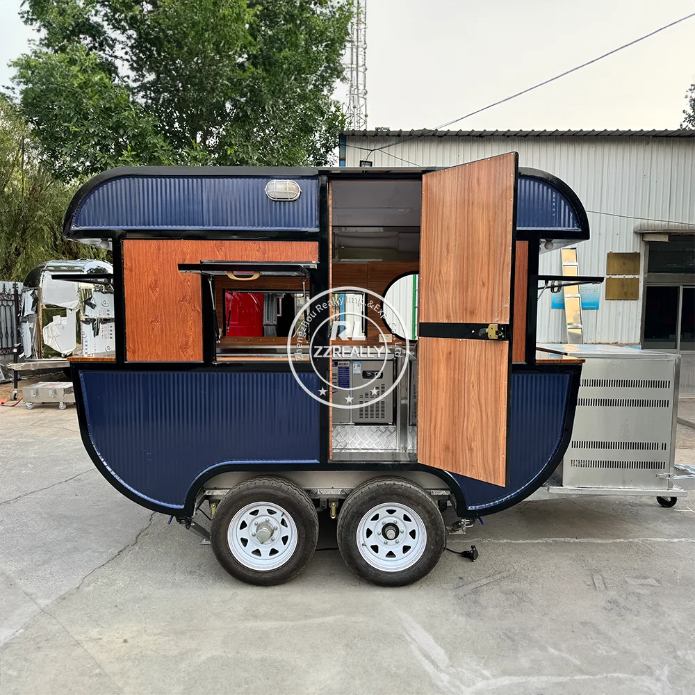 2024 Food Truck China Mobile Pizza Food Cart Mobile Hot Dog Cart Food Carts for Sale