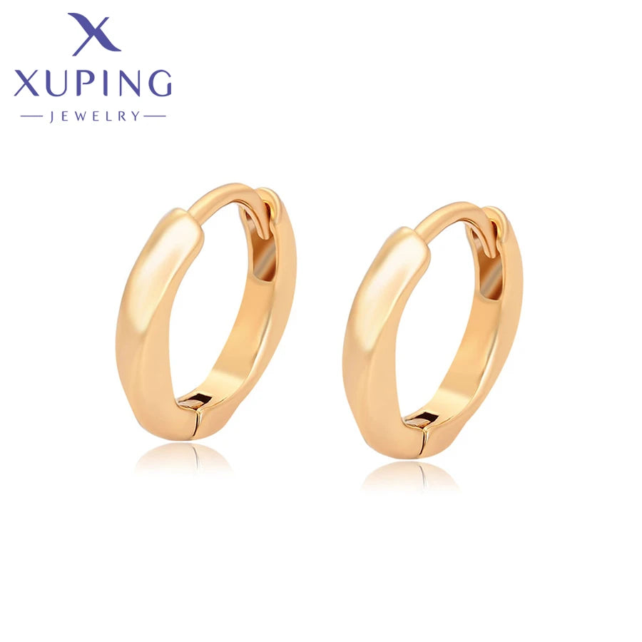 14E2370502 Xuping Jewelry Fashion 18K Gold Color Earring Luxury Fancy Romantic Birthday Gift Girl Engagement Anniversary Earring