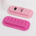 Wholesale 10pcs Disposable Adhesive Eyelash Plastic Eye Lash Glue Holder Eyelash False Glue Holder Pallet Eyelash Extension Tool