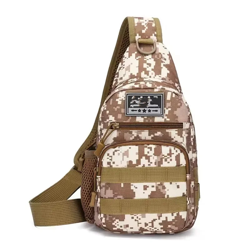 Stock Outdoor Camping Chest Bag Custom Men Sling Bag Durable Hiking Sports Fanny Pack