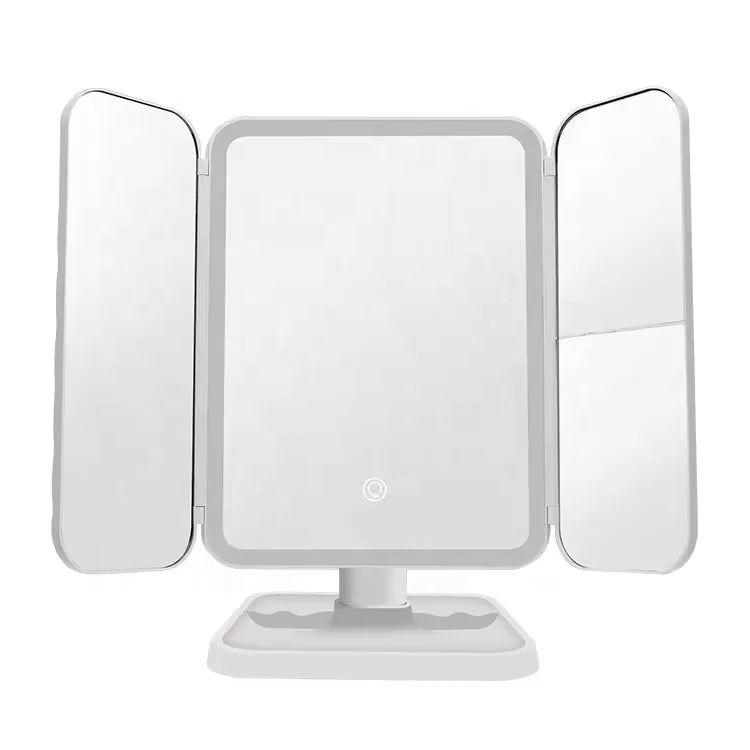 Howlighting Rechargeable Touch 360 Makeup Mirror Lamp Adjustable Desktop Fill Light LED 3 Color Shell Modern Design Bathroom Use