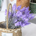 D-LA003 Lifelike Plant   Decorative Flowers Artificial   Lavender Flowers  for Wedding Decor and Table Centerpieces