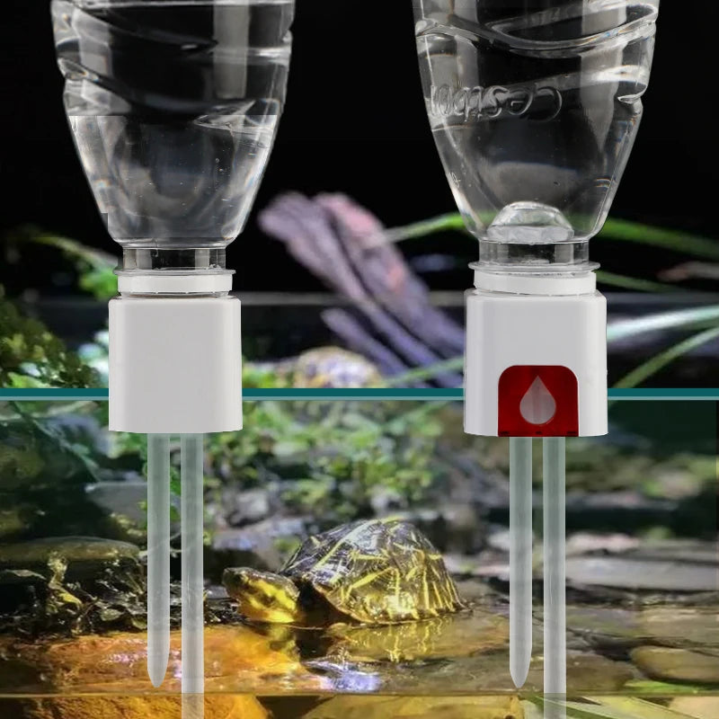 Aquarium Fish Tank Turtle Tank Eco-Friendly Square Plastic Auto Top-Up Water Refill System for Desktop & Living Room