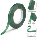 Factory Supply Green Waterproof Floral Tape 1/4Inch Single Sided Rubber Adhesive PE Material for Bouquets and Masking Use