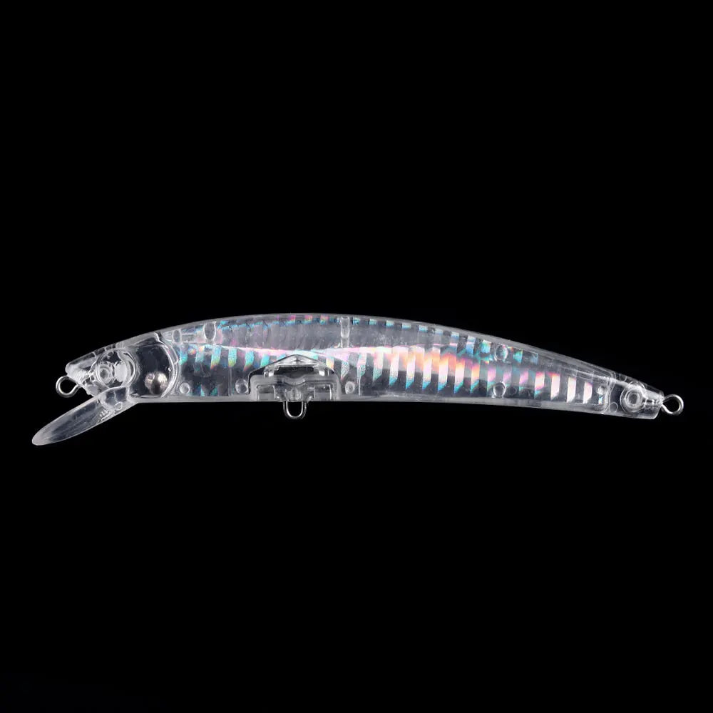 Wholesale MI206-0 12cm 12g Artificial Hard Plastic Bait Unpainted Blank Minnow Fishing Lures