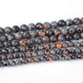 Semi Precious Natural Yooperlite Stone Beads Fire Containing Fluorescent Sodalite Bead for Jewelry Making 6mm 8mm 10mm
