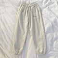S-XXL Fashion Fleece Casual Jogging Women's Hip Hop High Waist Drawstring Sweatpants Elastic Waist Casual Pants