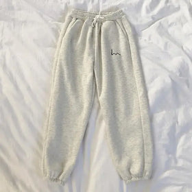 S-XXL Fashion Fleece Casual Jogging Women's Hip Hop High Waist Drawstring Sweatpants Elastic Waist Casual Pants