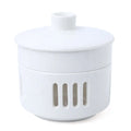 Custom Eco-Friendly White Gold Rim Ceramic Party Soup Pot Hotel Tableware Stock Pot Tonic Stew Cup Bowl Set