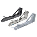 Zuogang Wholesale Furniture Hardware Custom Floating Stainless Steel L Corner Bracket Mounting Folding Shelf Wall Brackets