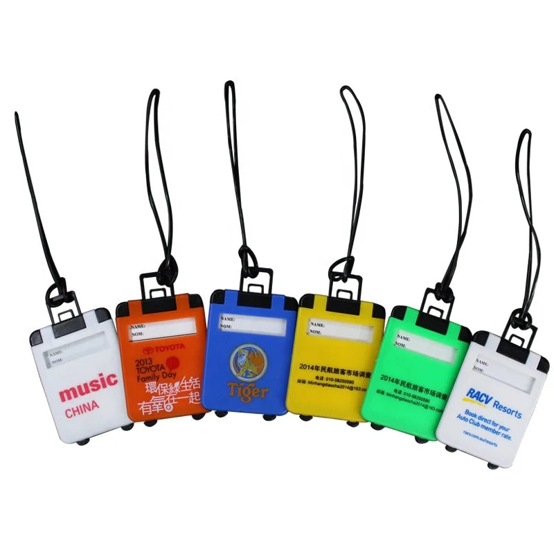 Travel Gifts Luggage Shaped Airport Baggage Claim Tag /Suitcase Identify Label /ID Name Luggage Tags