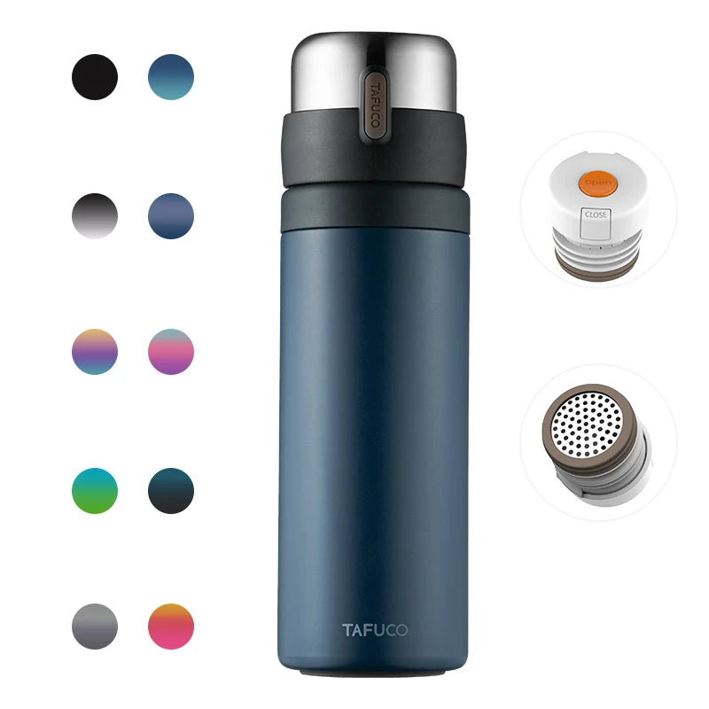 Tafuco 25oz Premium Hot Water Flask with Infuser Travel Tumbler Premium Vacuum Flask & Thermos