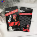 Customize Private Logo Satin Bonnet Box Braid Bonnet Silk Durags Packaging Paper Box Display Folding Bonnet Box With Window