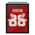 Jersey Frame Display Case in Black 18x24 Lockable Jersey Display Frame for Soccer Baseball Large Shadow Box Frame Jersey Frame