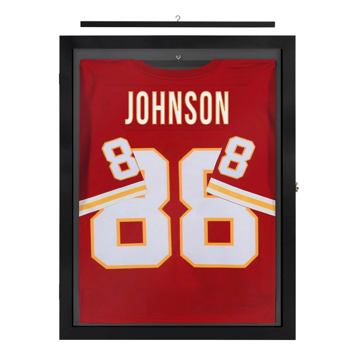 Jersey Frame Display Case in Black 18x24 Lockable Jersey Display Frame for Soccer Baseball Large Shadow Box Frame Jersey Frame
