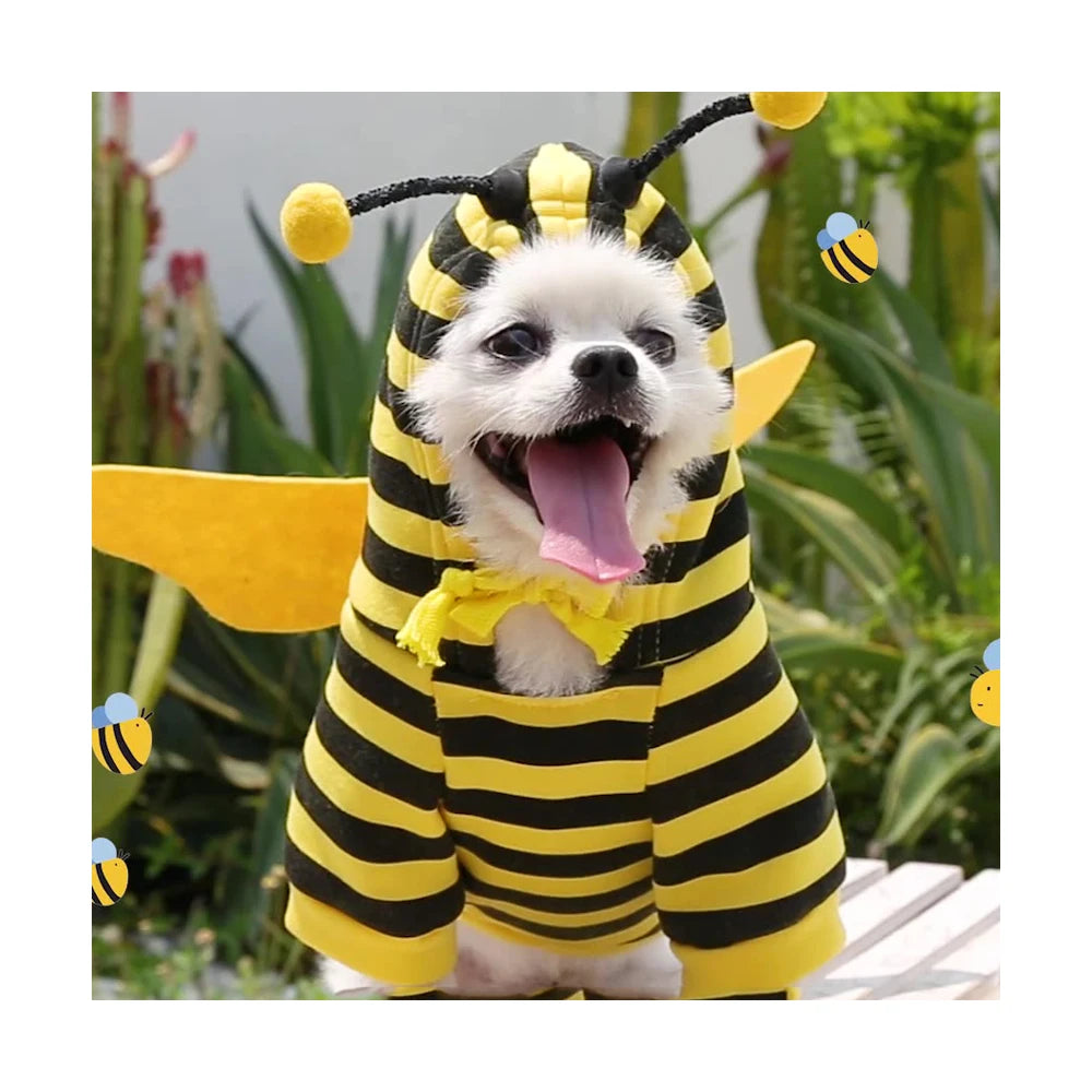 Pet Supplies Wholesale Autumn Winter Cute Bee Elephant Chicken Pet Clothes Sweater for Dogs or Cat Bichon Bulldog