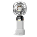Creative Desk Ventilador Outdoor Wearable Handheld Fan USB Charging Mini Foldable Hand-held Rechargeable Pocket Fan