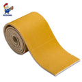 Abrasive Sponge Sanding Rolls 120 Grit Gold Flexible Aluminium Oxide Sand Sponge Roll Pre-cut Sponge Backed Sandpaper for Paint