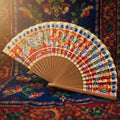 New Arrival Good Quality Handmade Wood Ribs Fabric Customized Hand Fans for Party Favors & Promotion Souvenir