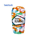 BestSub Wholesale Adult Big Size Plastic Sublimation 3D Soccer Shin Guards White Personalized